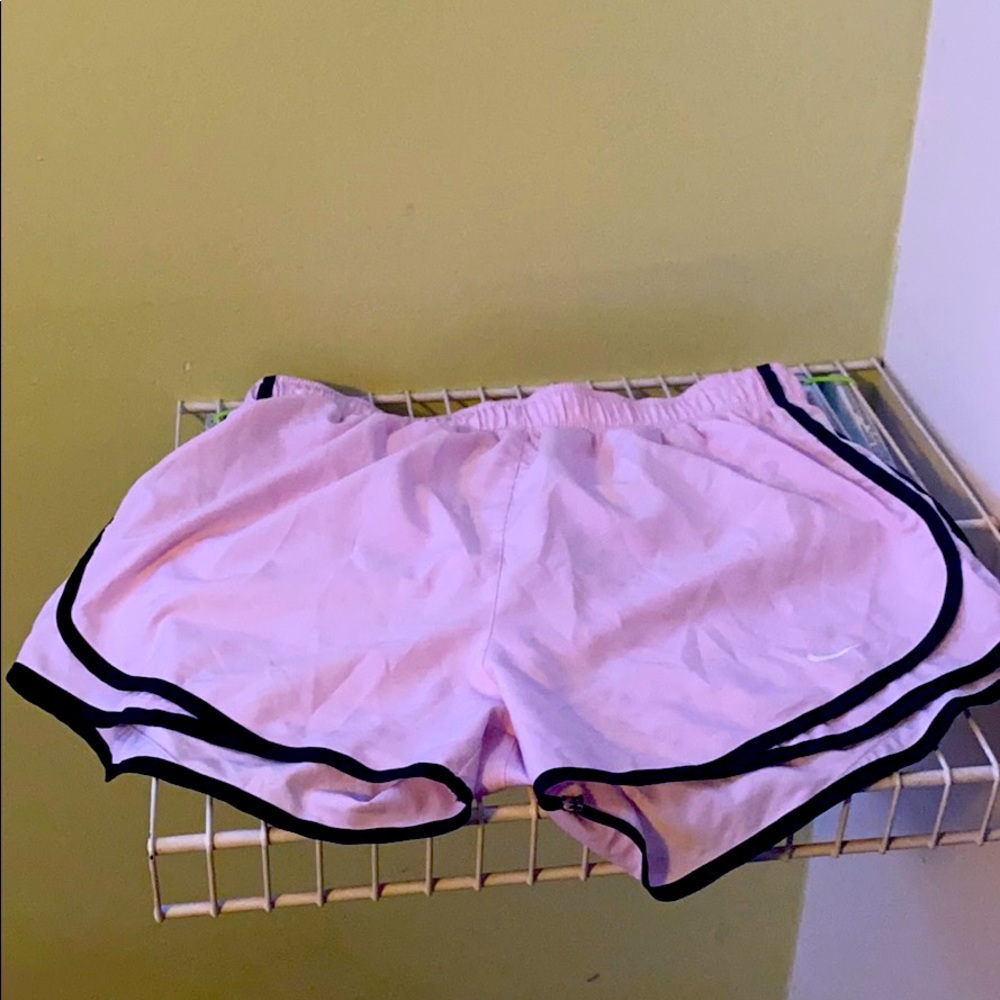 Pink Nike Drawstring Athletic Shorts
